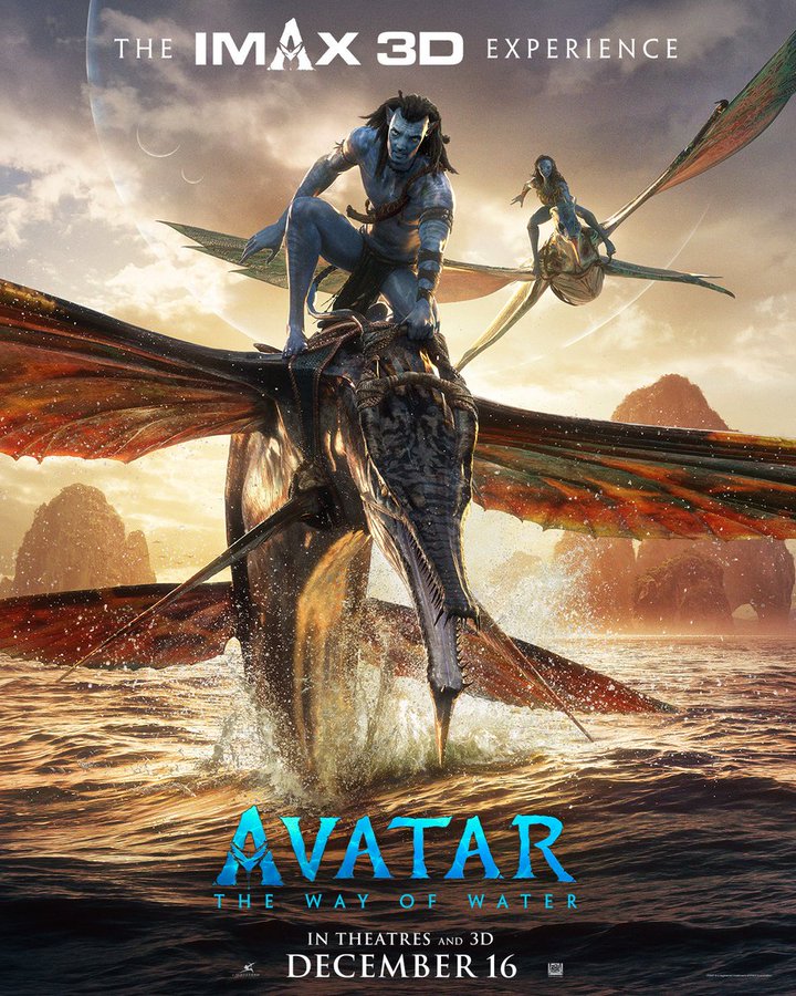 FAKTA-FAKTA Film Avatar The Way Of The Water yang Sedang Tayang di Bioskop, Ditulis Oleh Sutradara Film Titanic dan Akan Ada 4 Sekuel ! 