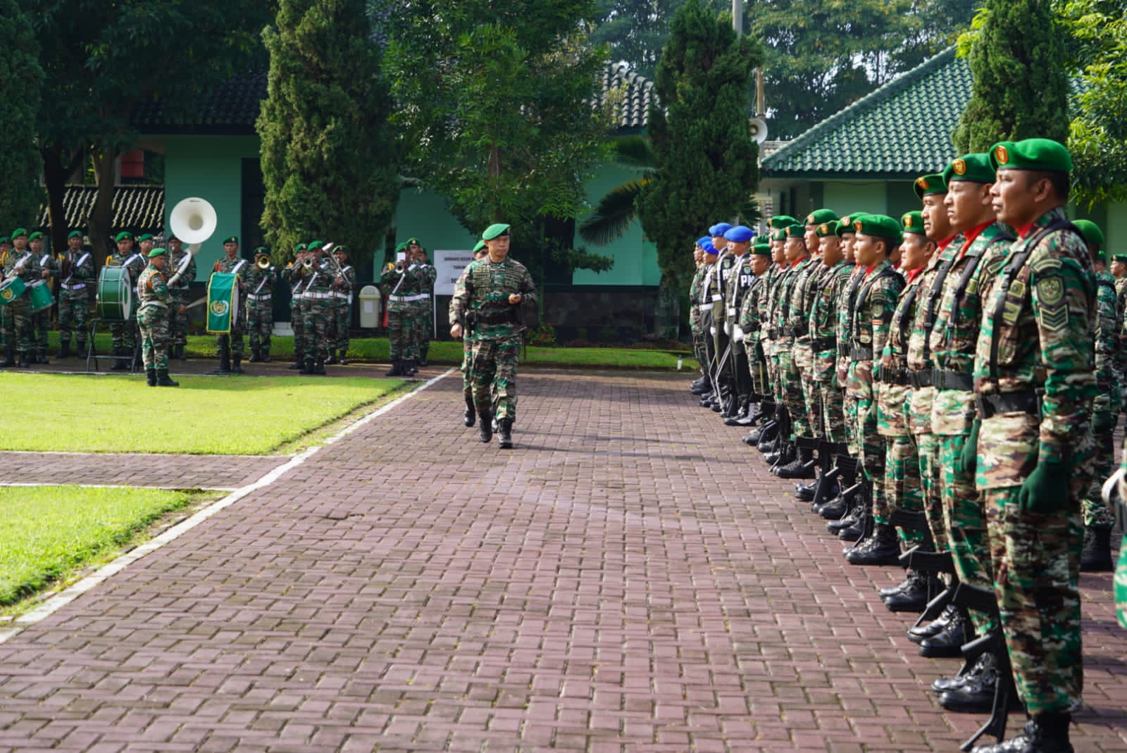 Korem 062/Tn Gelar Upacara Peringatan Hari Juang TNI AD ke-77 Tahun 2022