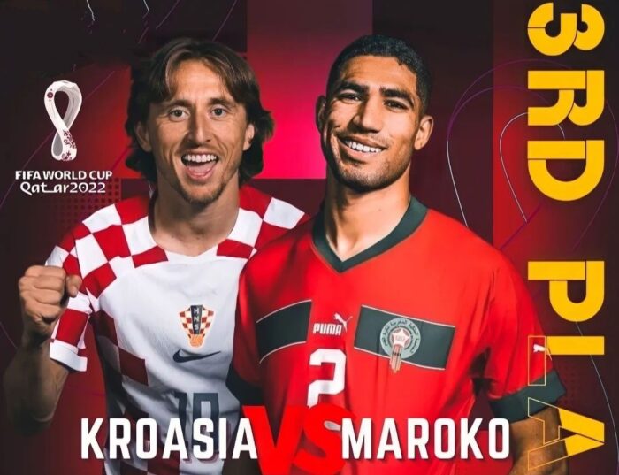 LINK Live Streaming Piala Dunia 2022: Perebutan Juara 3 Kroasia Vs Maroko, Singa Atlas Bisa Jadi Rebut Juara Tiga ? 