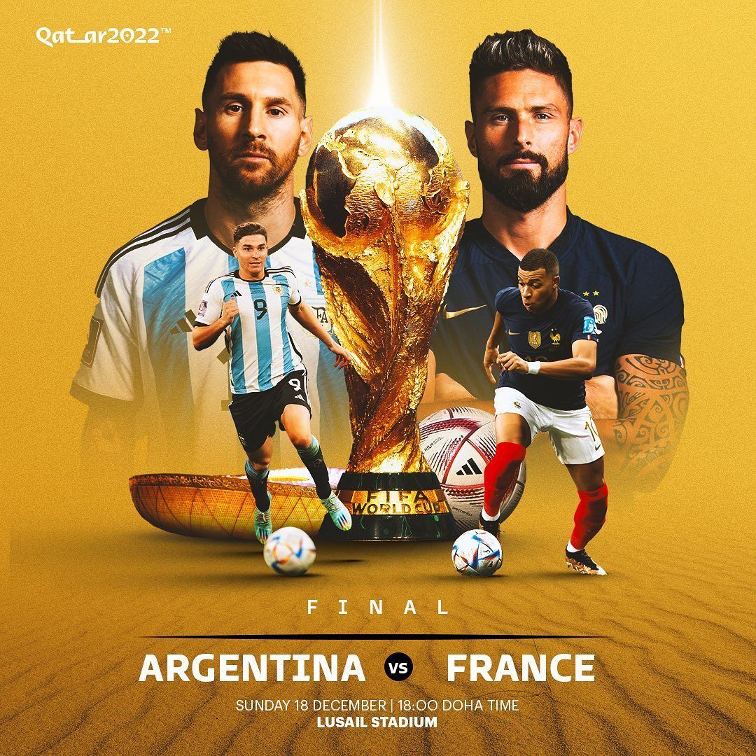 LINK Live Streaming FINAL Piala Dunia 2022: Argentina Vs Prancis, Les Bleus Diramalkan Menang Tapi Messi dan Tim Tango Tidak Segampang itu Loh ! 