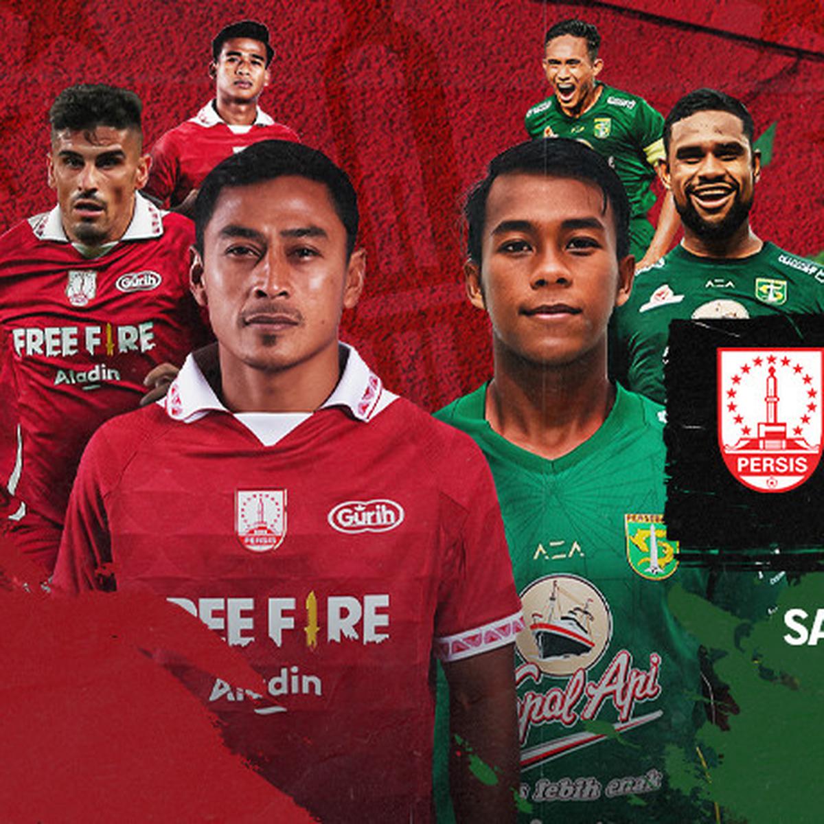 LINK Live Streaming BRI Liga 1: Partai Klasik Persebaya Surabaya Vs Persis Solo, Match Seru ! 