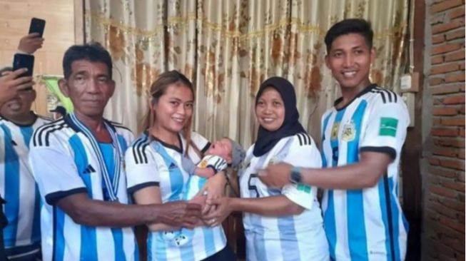 Bayi Asal Sulawesi Diberi Nama ''Muhammad Messi'', Begini Fakta Dibalik Penamaan Unik Tesebut 