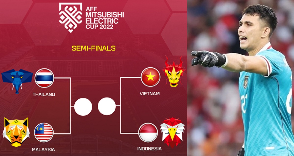 SEMIFINAL AFF 2022 : Indonesia Vs Vietnam dan Malaysia Vs Thailand !