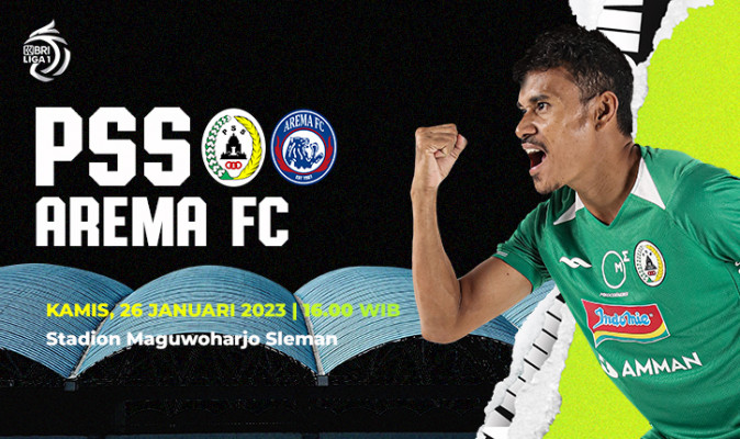 LINK Live Streaming BRI Liga1 : PSS Sleman vs Arema FC, Main Pukul 16.00 WIB 