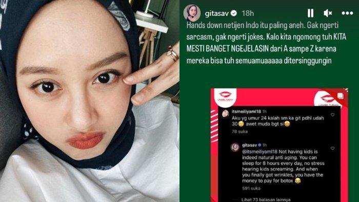 GitaSav Klarifikasi Tidak Punya Anak Bikin Awet Muda, Itu Jokes ku 