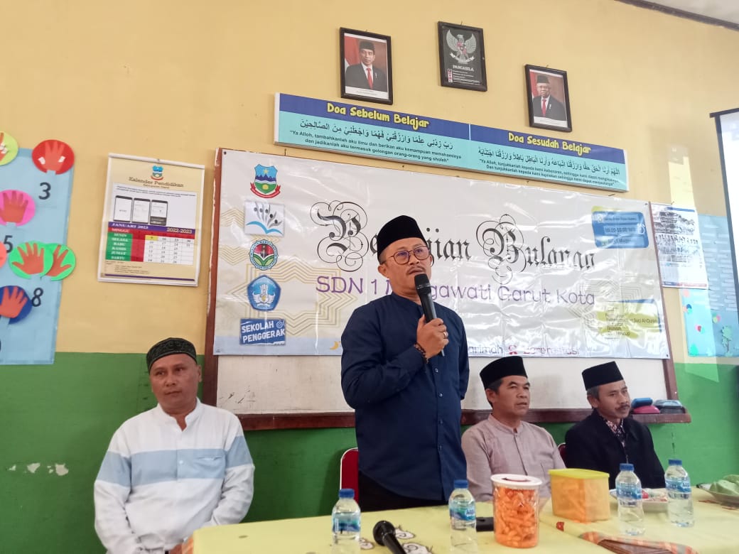 Tausiyah Wawan Sopyan, Menyampaikan 4 Hal Menjelang Ramadan di SDN 1 Margawati Garut Kota
