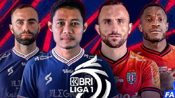 LINK Live Streaming BRI Liga 1 : Arema FC Vs Bali United, Malam Nanti Pukul 20.30 WIB 