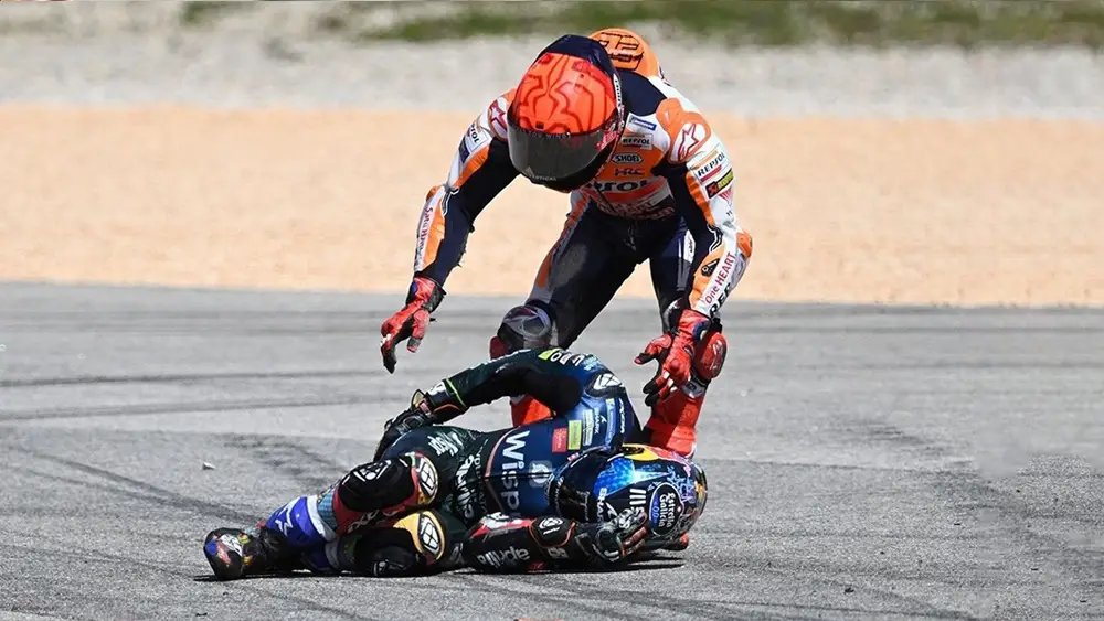 Miguel Oliveira Ngga Ngambek Kok Ditubruk Marc Marquez di Portugal 