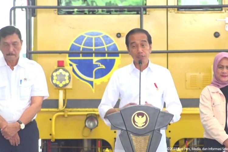 Presiden Jokowi Resmikan Kereta Api (KA) Makassar-Parepare