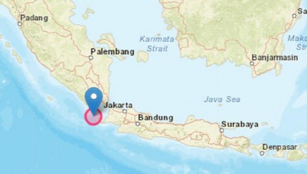Gempa 5,4 M Mengguncang Sumur Banten