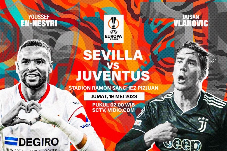 LINK Live Streaming Europa League : Sevilla Vs Juventus, King UEL Hadapi King Serie A ! Leg Pertama Tuntas Sama Kuat Bagaimana Leg Kedua Nanti, Saksikan Disini 
