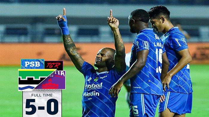 Kalahkan Persita Tangerang Dengan Skor 5-0,  Persib Bandung Catatkan Rekor Kemenangan Musim Ini