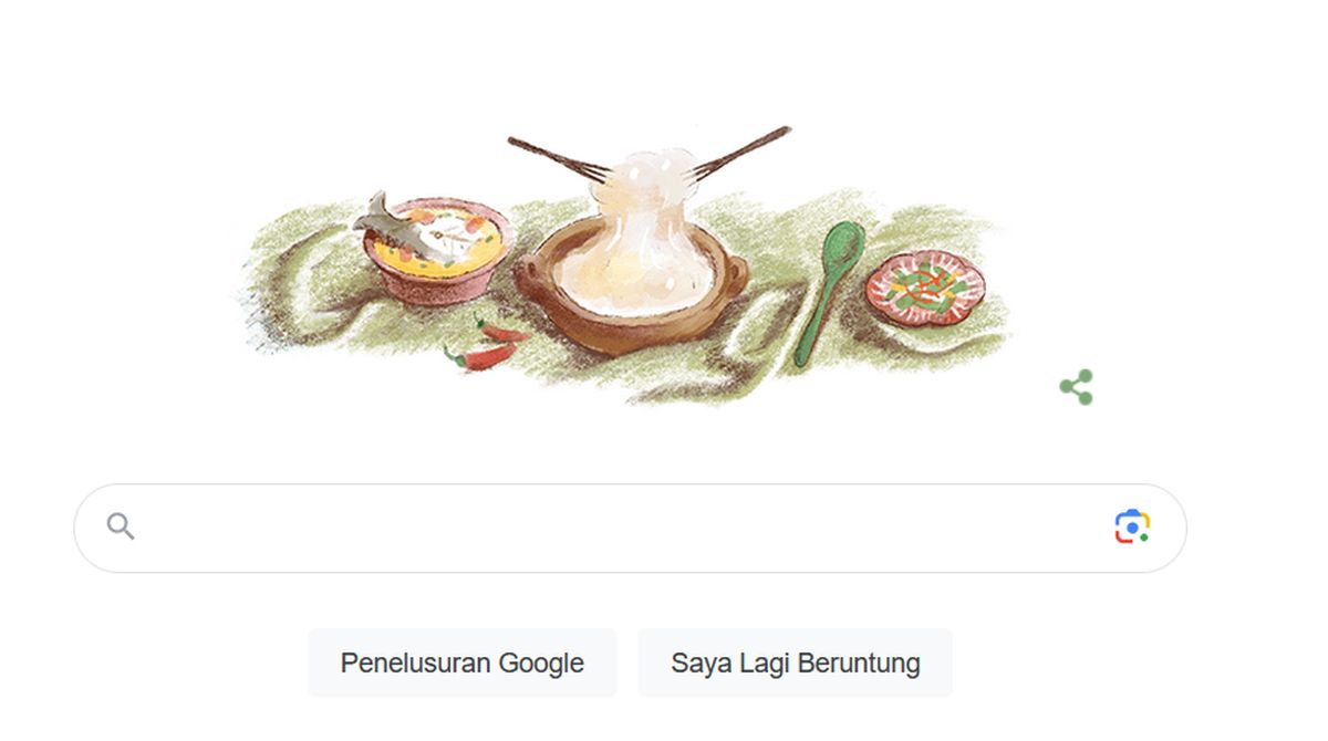 Papeda Makanan Khas Maluku Menjadi Google Doodle Hari Ini