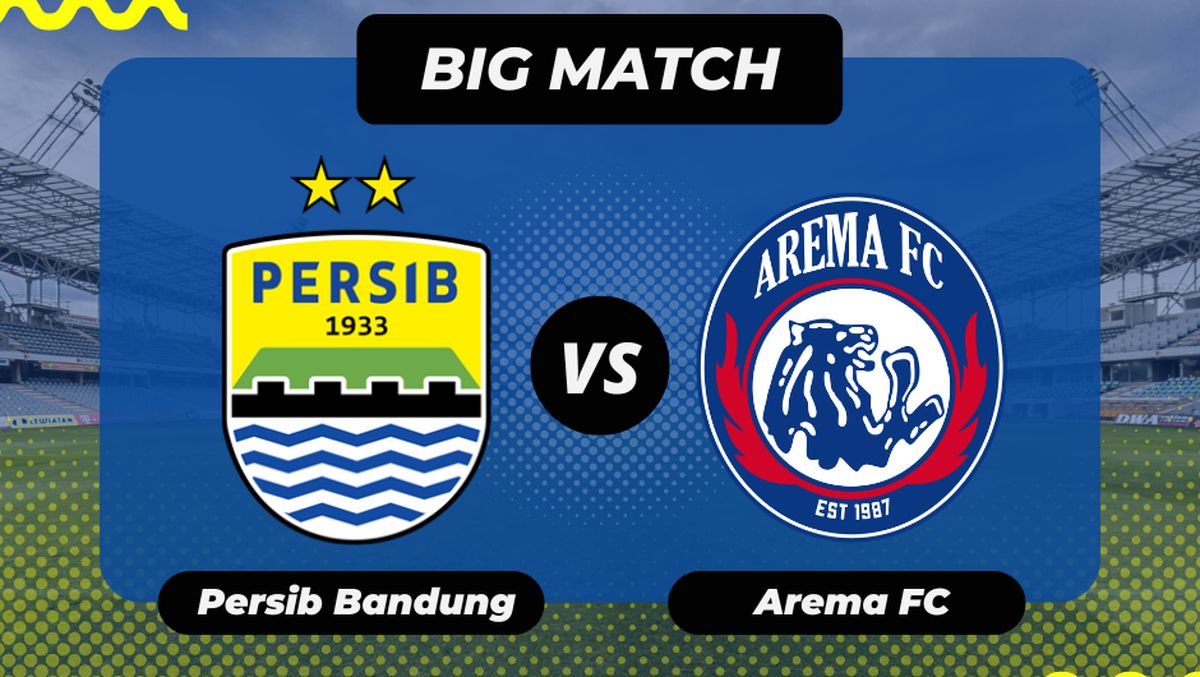 LINK Live Streaming BRI Liga 1 2023-2024 : Persib Bandung VS Arema FC, Sore ini 