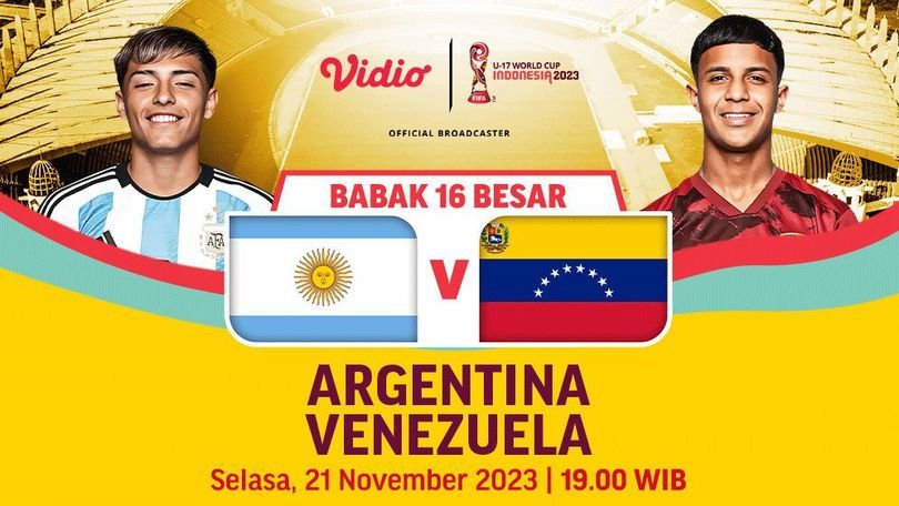 LINK Live Streaming FIFA Worldcup U17 Babak 16 Besar : Argentina Vs Venezuela 