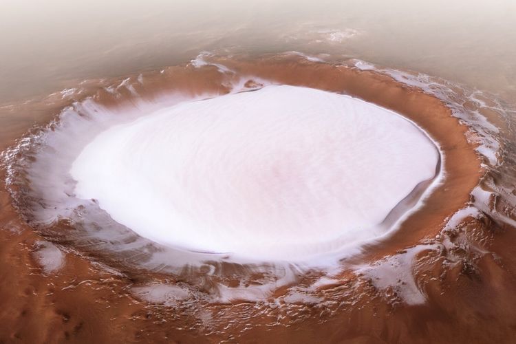 Ilmuwan Temukan Lautan Es di Planet Mars