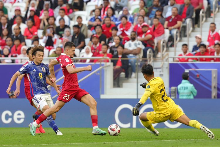 Kalah 3-1 dari Jepang, Berikut Hitung-hitungan Timnas Indonesia Lolos 16 Besar Piala Asia 2023