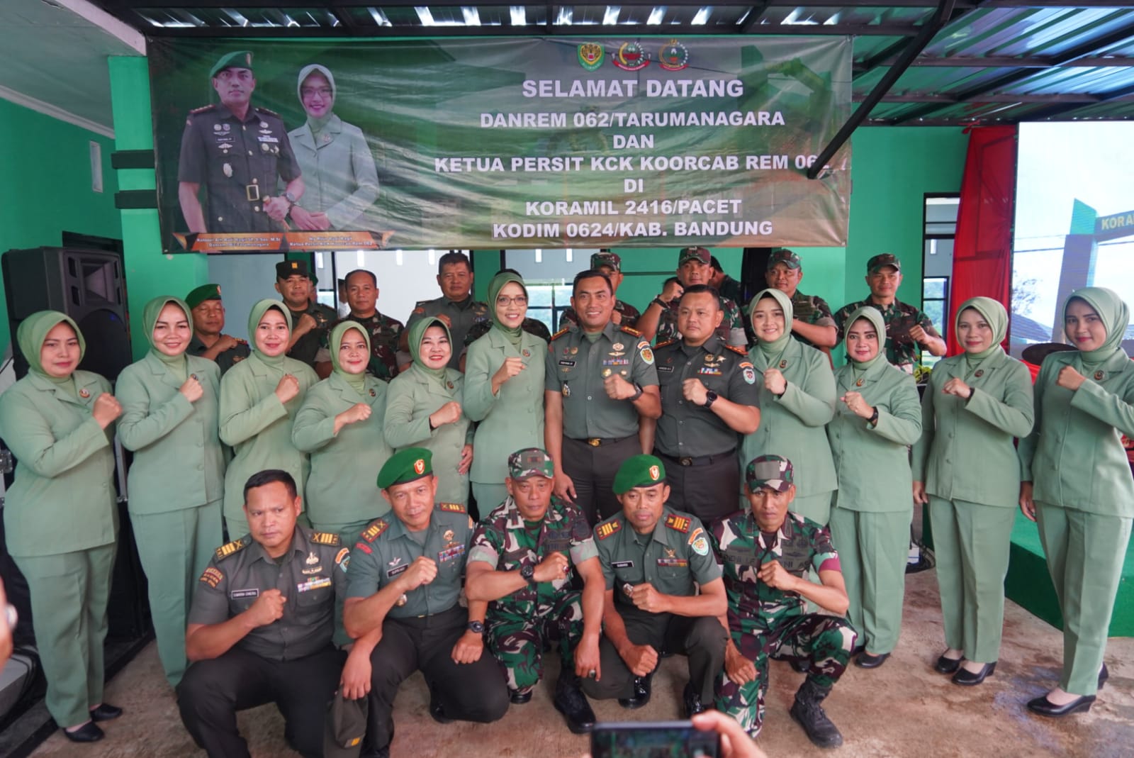 Perkuat Komando Satuan Kewilayahan, Danrem 062/Tn Resmikan Koramil 2416/Pacet Kodim 0624 Bandung