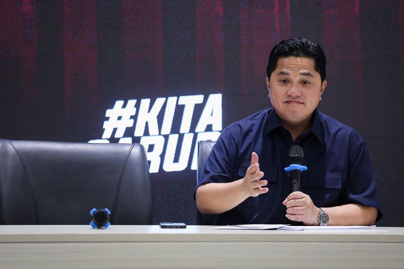 Erick Thohir Resmi Umukan PSSI Jalin Kerjasama dengan EMTEK Group untuk Hak Siar Laga Timnas