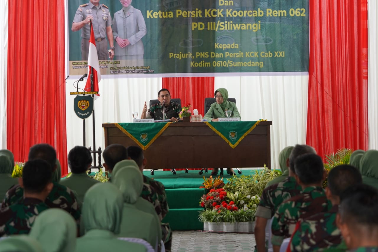 Penekanan Netralitas TNI dan  Pengecekan Kesiapan  Pemilu 2024 di Kodim 0609/Cimahi