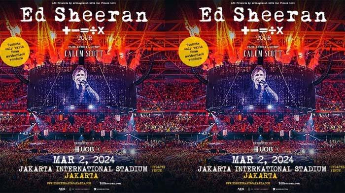 Venue Konser Ed Sheeran Dipindah dari GBK ke JIS, BErikut Alasannya