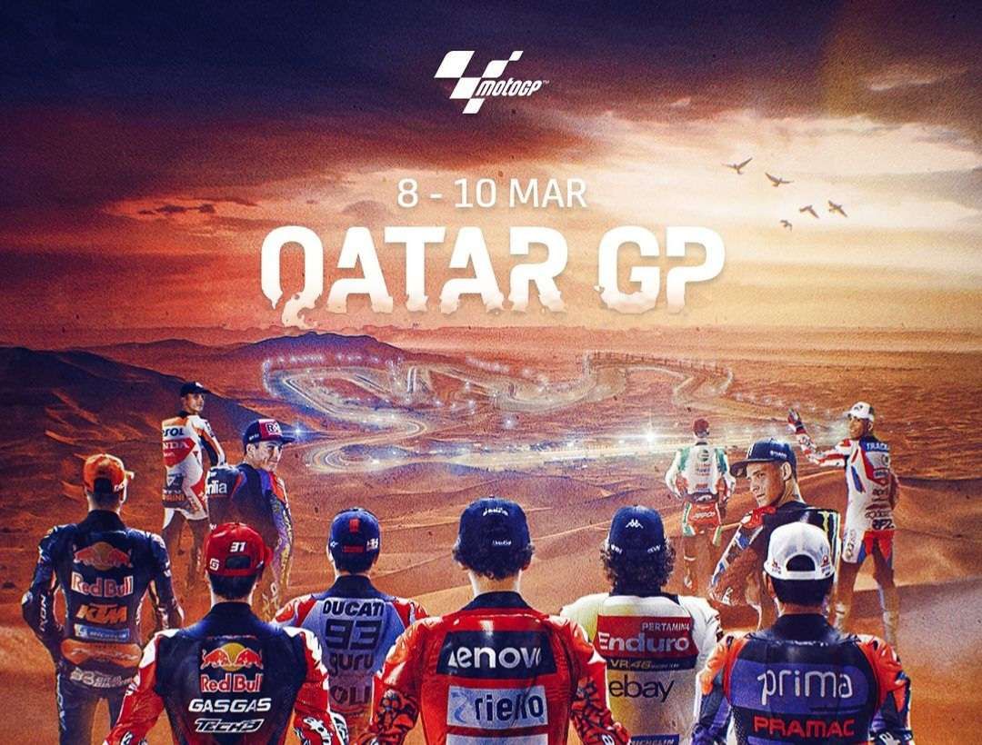 JADWAL MotoGP Qatar 2024  Minggu (10/3) : Marc Marquez Bisa Raih Podium Pertama Besama Ducai Mulai Pukul 22.00 WIB 