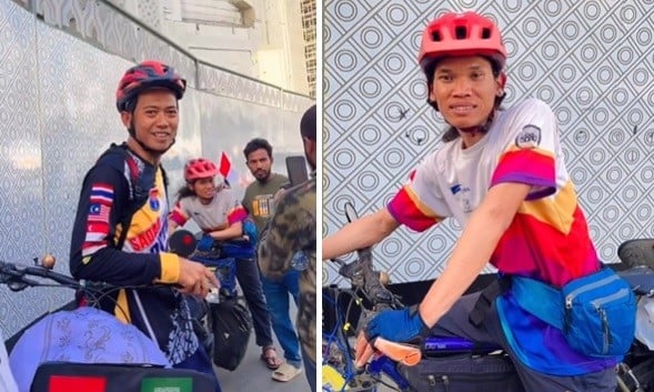 Viral di Medsos! 2 Pria asal Sumatera Naik Sepeda 7 Bulan ke Mekkah Untuk Melaksanakan Umroh 