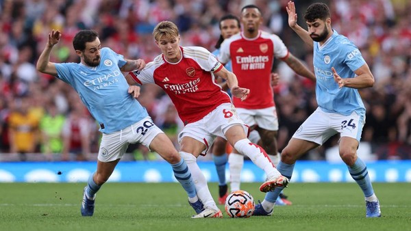 LINK Live Streaming Premier League 2023/2024 : Manchester City vs Arsenal, Malam ini 