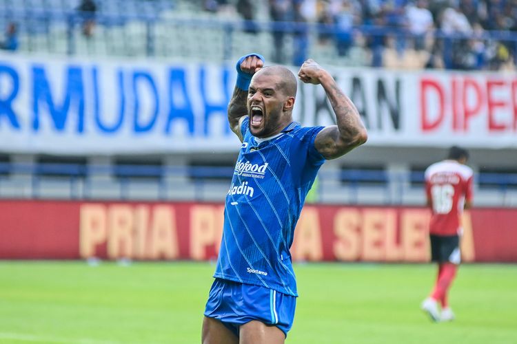 David da Silva Sudah Kembali Latihan Bersama Persib Bandung