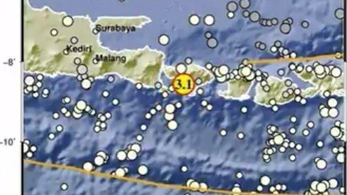 Gempa Berkekuatan M3,1 Mengguncang Tabanan Bali 