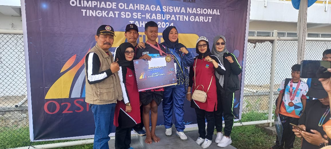 Muhammad Jibran Mustopa Juara Atletik Kids Tingkat Kabupaten Garut 2024