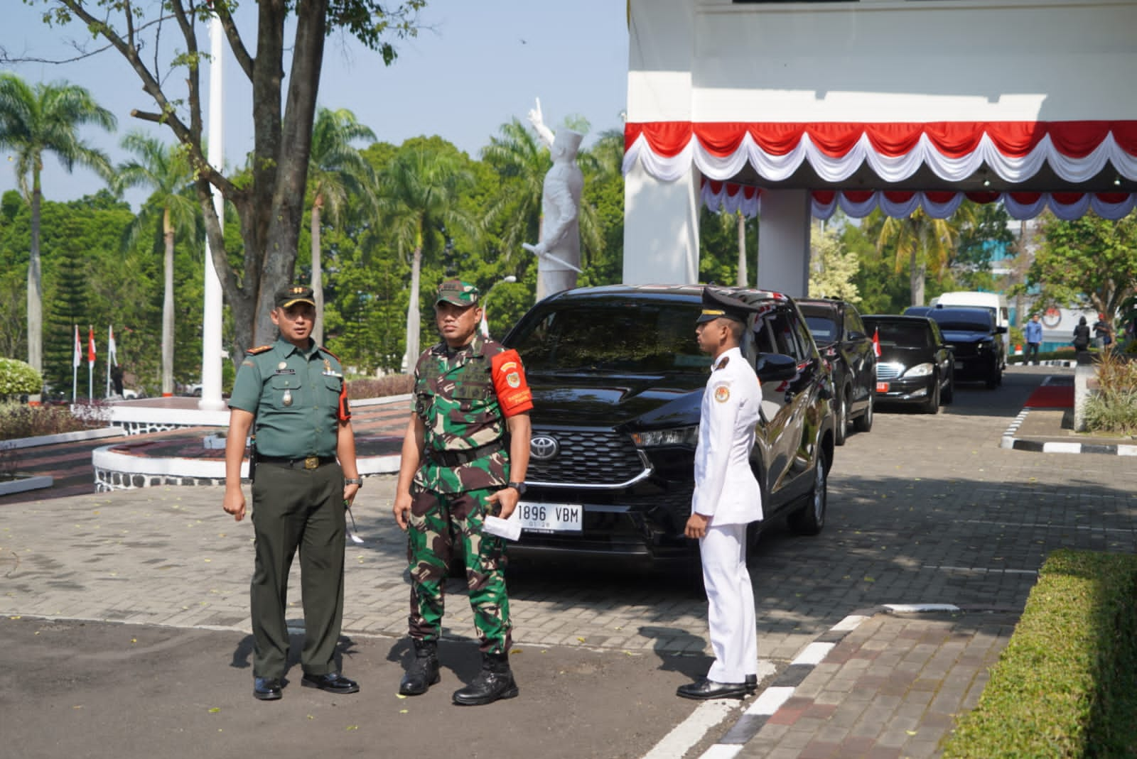 Danrem 062/Tn Pastikan Keamanan Wakil Presiden RI Prof. Dr. (H.C.) K H. Ma'ruf Amin di Wilayah Korem 062/Tn