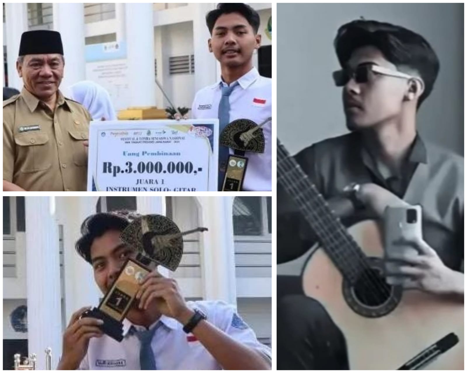 Yandi Hermawan, Gitaris SMKN 1 Garut Akan Berlaga di FLS2N Tingkat Nasional