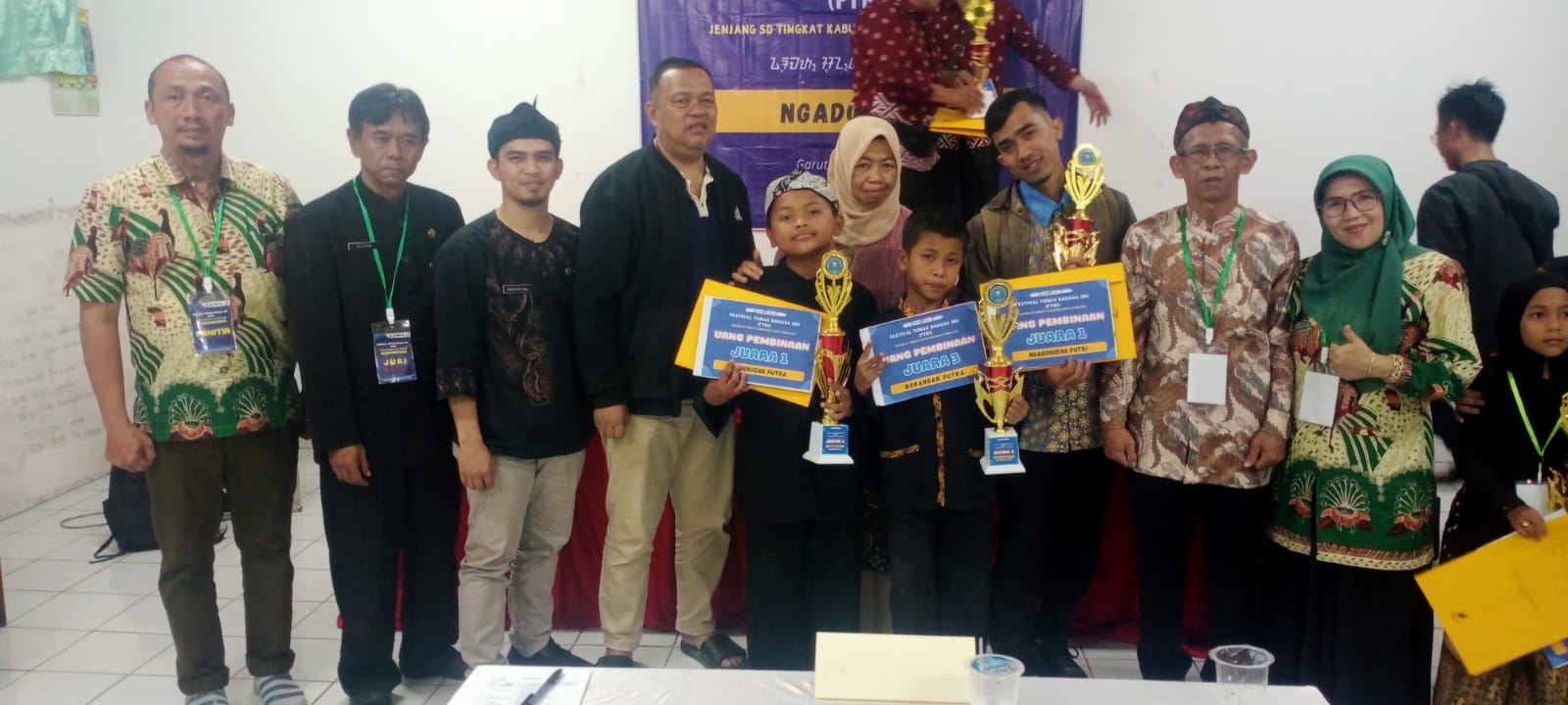 Kecamatan Cisurupan Juara Umum Kedua FTBI SD Kabupaten Garut Tahun 2024