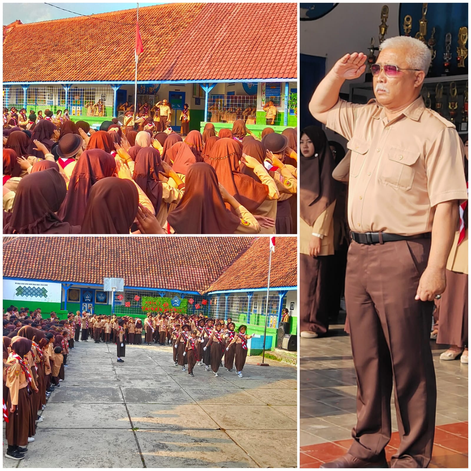 Pesan Yadi Pada Peserta Upacara SDN 1, 2 Kota Kulon Garut Kota