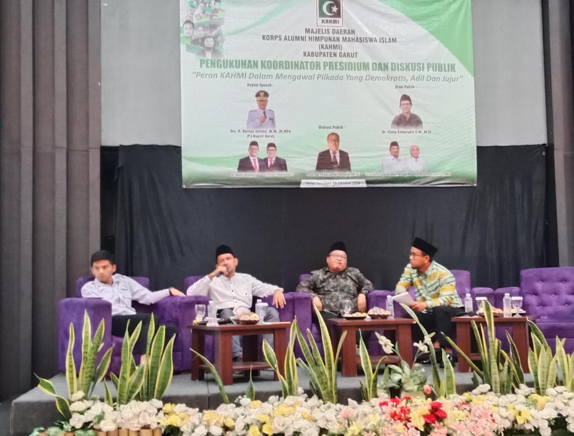 Pengukuhan Koordinator Presidium dan Diskusi Publik Majelis Daerah KAHMI Kabupaten Garut