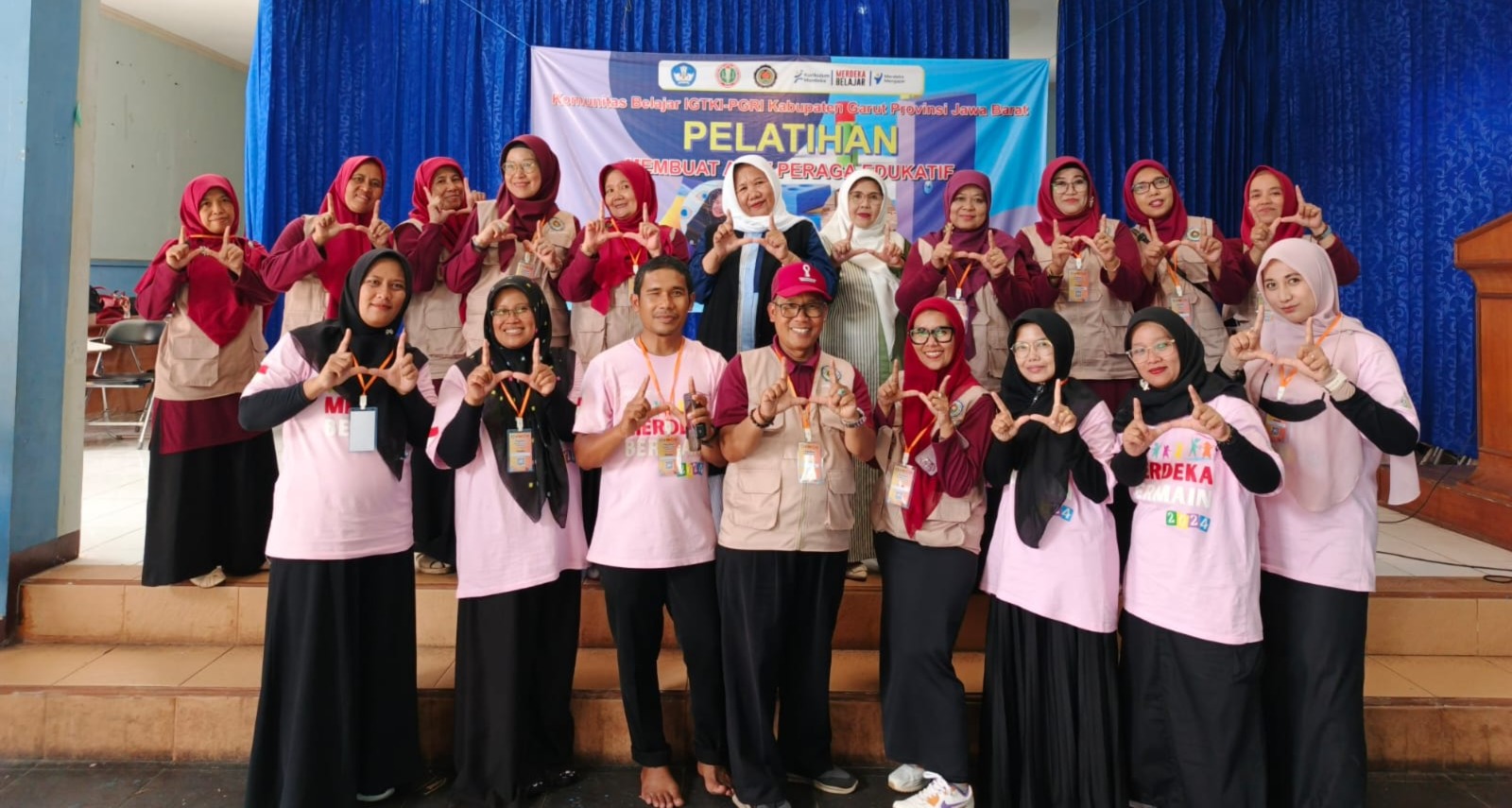 Pelatihan Membuat Alat Peraga Edukatif, IGTKI Kabupaten Garut