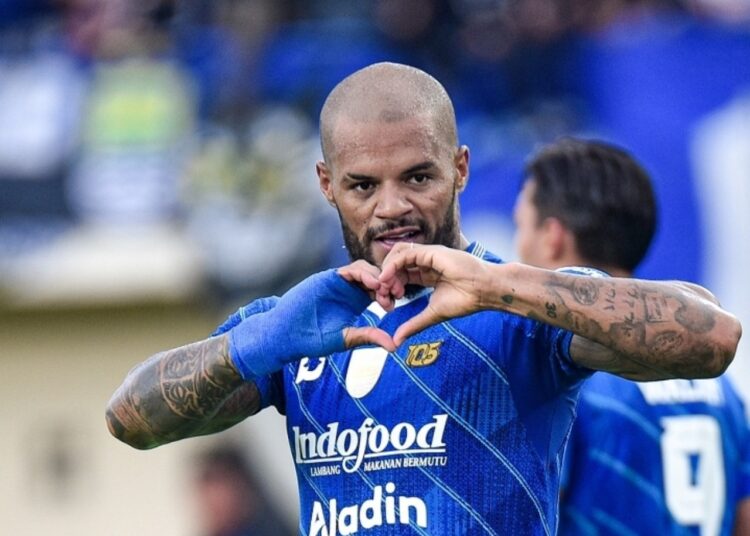 Penyerang Persib Bandung David da Silva