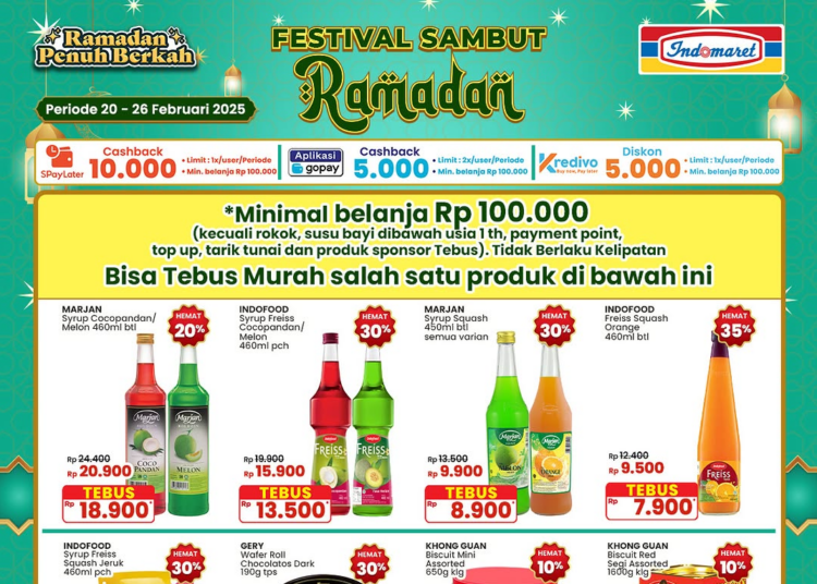 Katalog Promo Indomaret 21-26 Februari 2025 (Instagram/Indomaret)