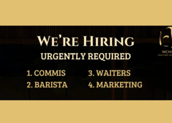 4 Posisi Sekaligus! Nichi Izakaya Bandung Gelar Loker Terbaru Buat Tamatan SMK