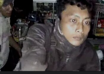 Maling Sembako di Umbulsari Jember Terekam CCTV (Facebook/Ali Ridho)