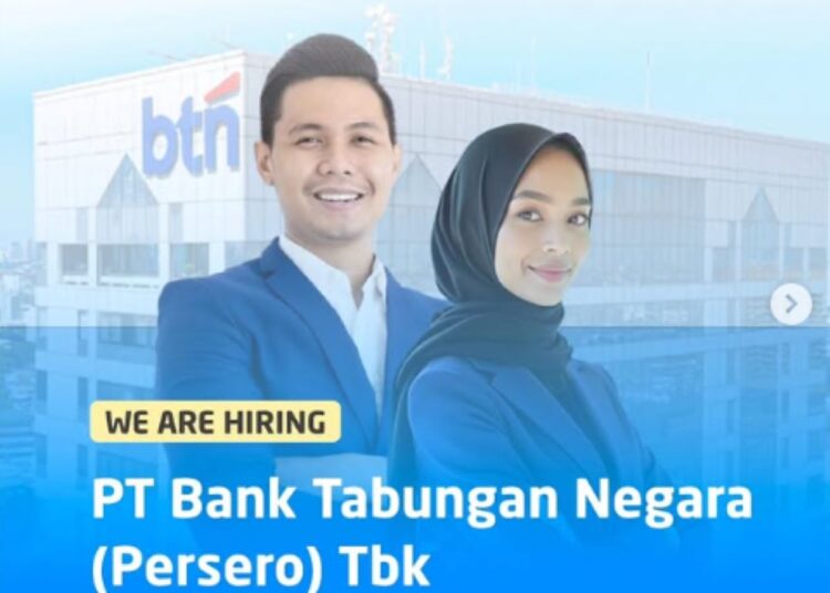 BTN Buka Lowongan Kerja