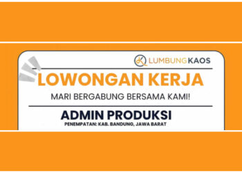 BURUAN DAFTAR! Lumbung Kaos Bandung Gelar Loker Buat Tamatan SMA dan SMK