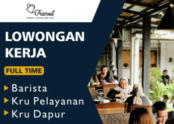 Datang Langsung! Transit Coffee and Chill Bandung Gelar Loker 3 Posisi Sekaligus