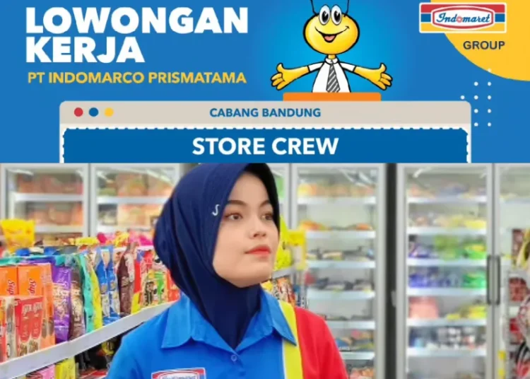 Kesempatan Tamatan SMA SMK! Indomaret Bandung Buka Loker Terbaru, Ini Syaratnya