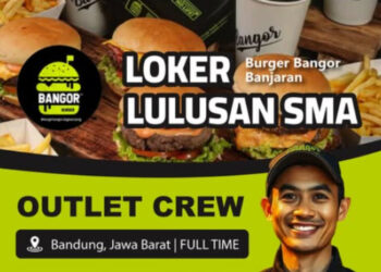 Lulusan SMA SMK Mendekat! Burger Bangor Banjaran Bandung Gelar Loker Outlet Crew