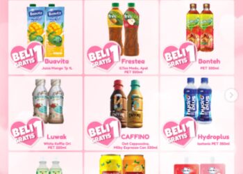 Promo Minuman Segar Gratis di Alfamart