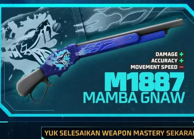 Cara Mendapatkan Skin SG2 Mamba Free Fire Secara Gratis, Damage Makin Sakit !