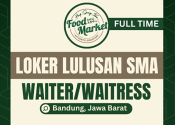 TERBARU! Hap Seng Kee Food Market Bandung Gelar Loker Waiter untuk Lulusan SMA SMK