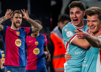 Semifinal Copa del Rey Barcelona vs Atletico Madrid Dramatis, Berakhir Dengan Skor Sama Kuat 4-4 !